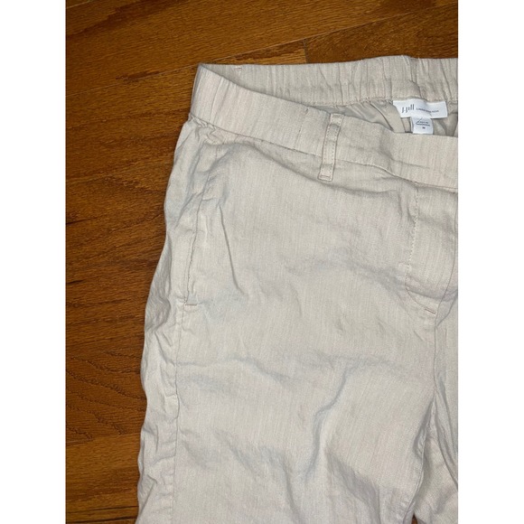 Jill‎ Linen Stretch Cream Pants Size Medium - Picture 5 of 10